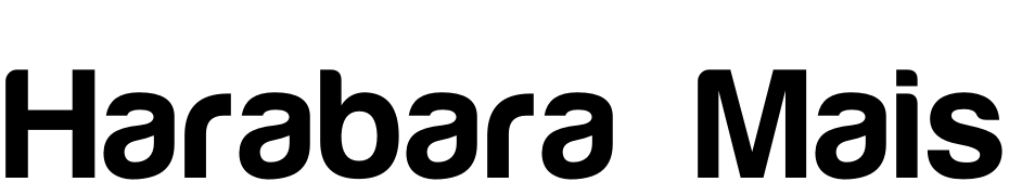 Harabara Mais Bold cкачати шрифт безкоштовно